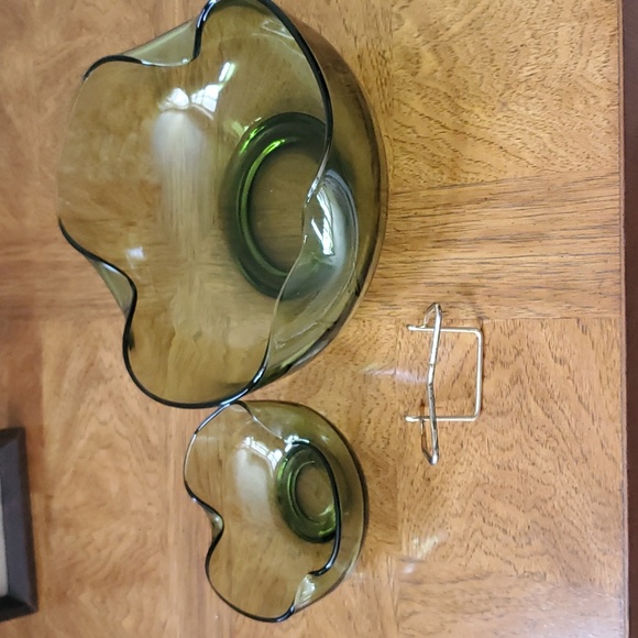 Anchor Hocking Chip & Dip Set 💚 - Picture 4 of 10